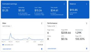 How much profit from Google Adsense 2022